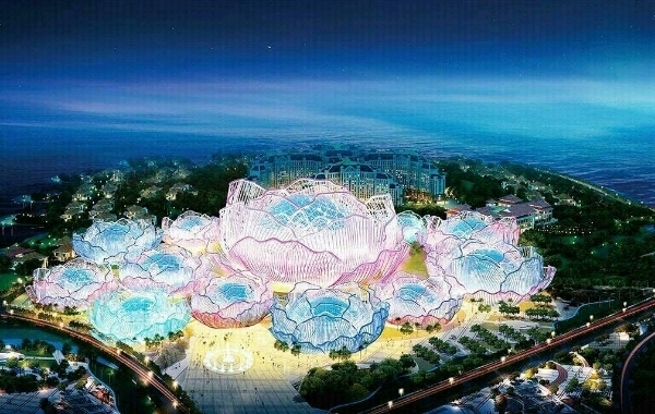 海花岛建设最新进展概述与图片展示