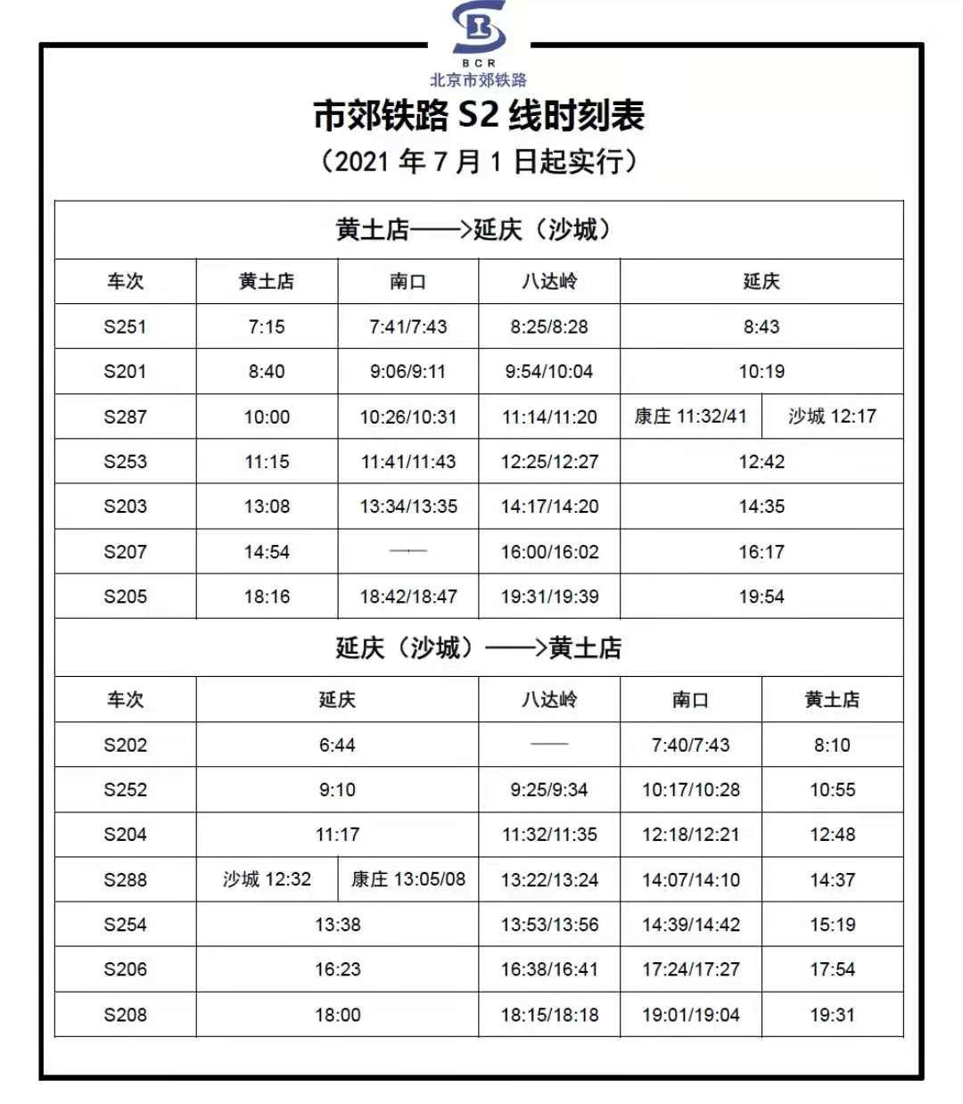 S2线最新时刻表大全，重磅更新🚇